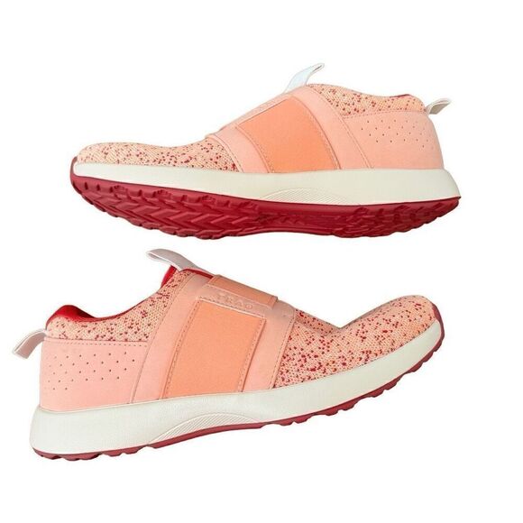 TRAQ By Alegria Volition 2 Slip-On Slip Resistant Tennis Shoe Peach Size 9 NEW - Picture 2 of 8